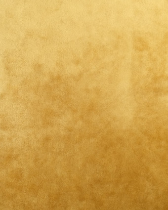 Tissu Sweat Velours Jaune Or - Mercerine