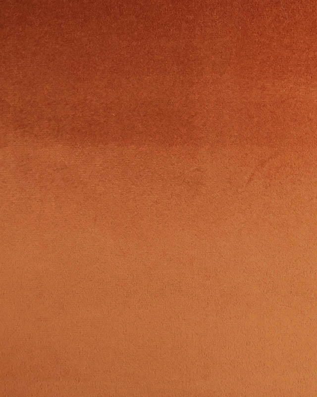 Tissu Velours Epais Ameublement Rouille Elise - Mercerine