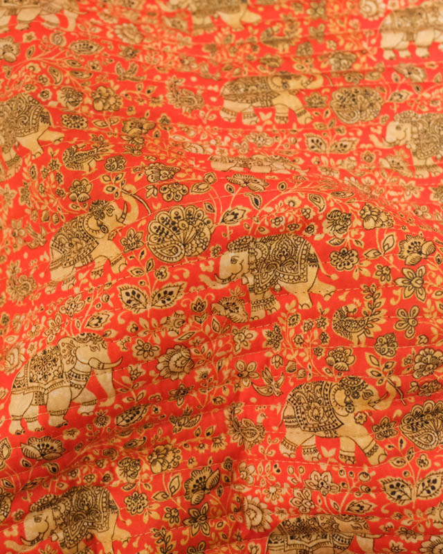 Tissu Matelassé Indien Jaipur Terre du Soleil - Mercerine