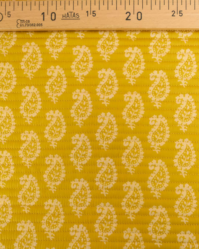 Tissu Matelassé Indien Jaipur Terre du Soleil - Mercerine
