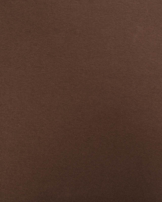 Tissu Sweat Lourd Chocolat Léo - Mercerine