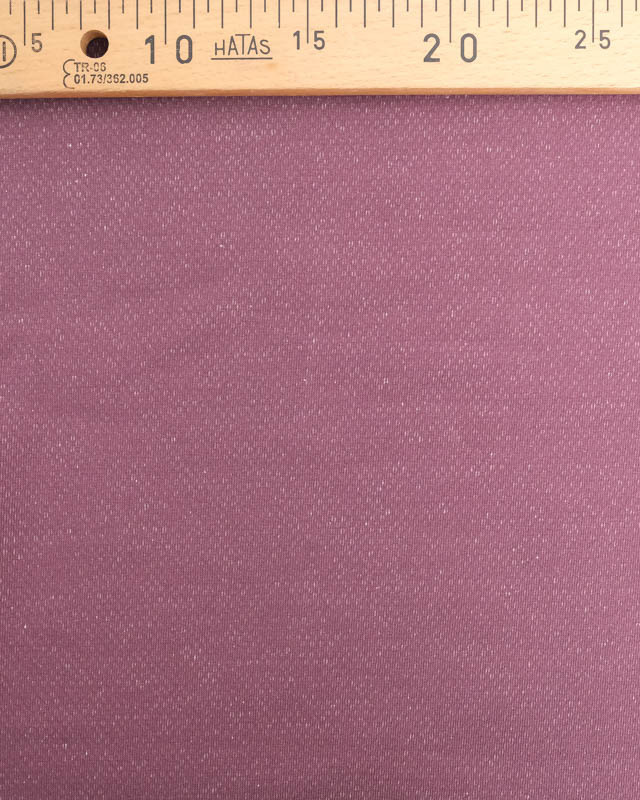 Tissu Sweat Effet Lave Cassis  - Mercerine