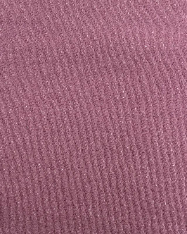Tissu Sweat Effet Lave Cassis  - Mercerine