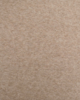 Maille Chinée Epaisse Double Face Beige - Mercerine