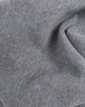 Maille Chinée Epaisse Double Face Gris