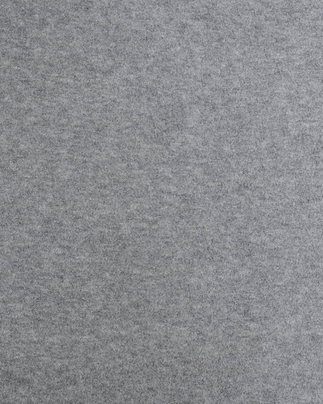 Maille Chinée Epaisse Double Face Gris - Mercerine