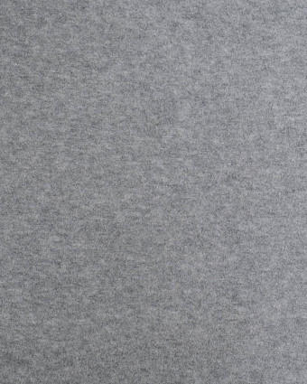 Maille Chinée Epaisse Double Face Gris - Mercerine