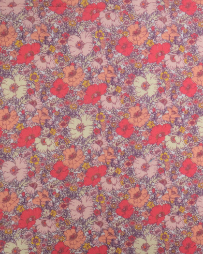 Voile de Coton Mila Windsor Rose - Mercerine