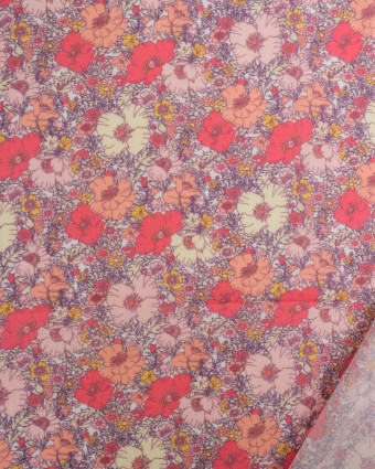 Voile de Coton Mila Windsor Rose - Mercerine
