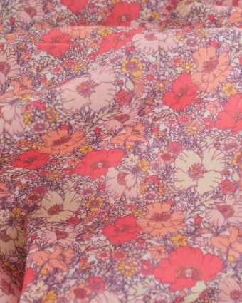Voile de Coton Mila Windsor Rose - Mercerine
