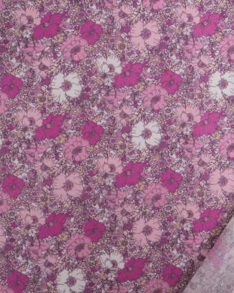 Voile de Coton Mila Windsor Violet - Mercerine