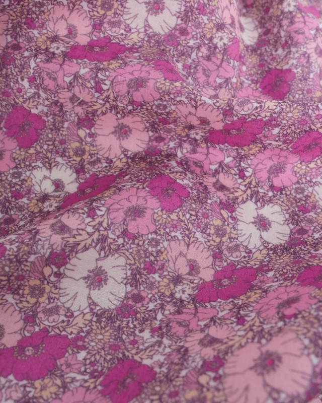 Voile de Coton Mila Windsor Violet - Mercerine