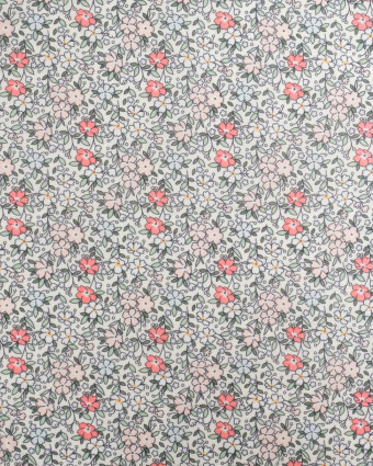 Voile de Coton Mila Lolita Rose Vert - Mercerine