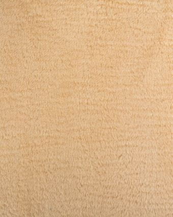 Tissu Suédine Envers Fourrure Beige - Mercerine