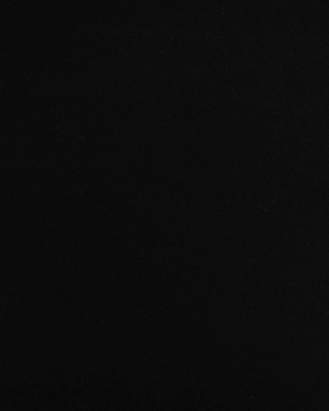 Maille Chinée Epaisse Double Face Noir - Mercerine