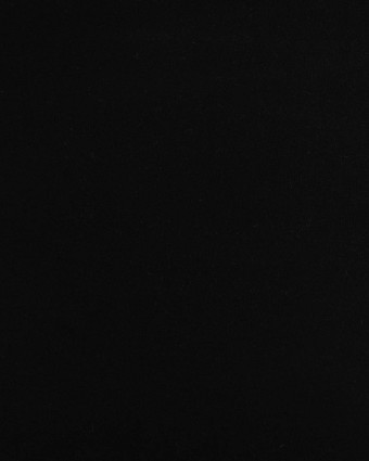 Maille Chinée Epaisse Double Face Noir - Mercerine