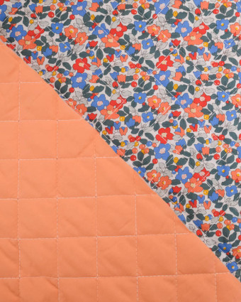 Tissu Matelassé Double Face Délice Corail - Mercerine