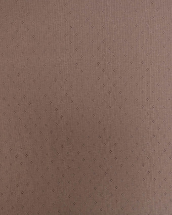 Tissu Jersey Maille Pointelle Taupe  -Mercerine