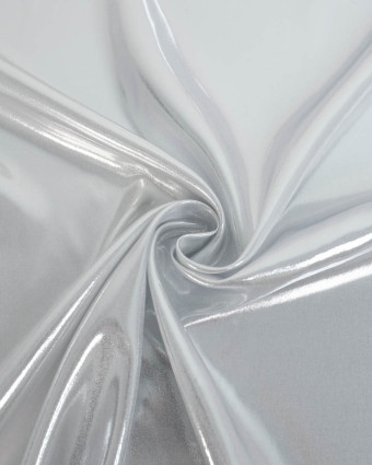 Tissu Lamé Lurex Argenté Brillant- Mercerine