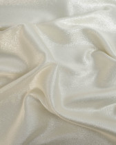 Tissu Jacquard Lurex Brillant Blanc