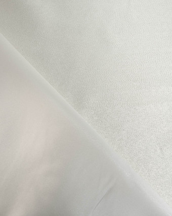 Tissu Jacquard Lurex Brillant Blanc - Mercerine