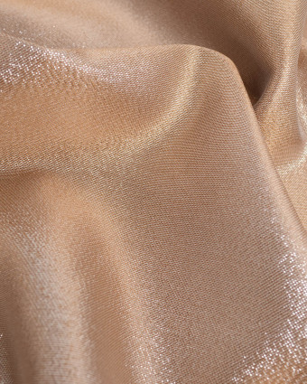 Tissu Jacquard Lurex Brillant Rose Reflet Argent - Mercerine
