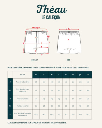 Patron Caleçon Théau  - Maéli - Mercerine