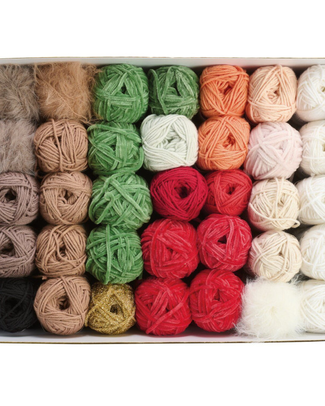 Ricorumi Couronnes de  Noël – 8 Modèles Boules de Noël  – Rico Design - Mercerine