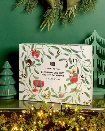Ricorumi Calendrier de Noël – 24 boîtes  – Rico Design - Mercerine