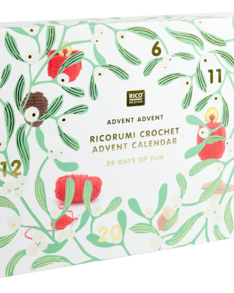 Ricorumi Calendrier de Noël – 24 boîtes  – Rico Design - Mercerine