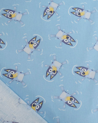 Tissu Coton Imprimé Bluey - Mercerine