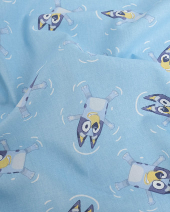 Tissu Coton Imprimé Bluey - Mercerine