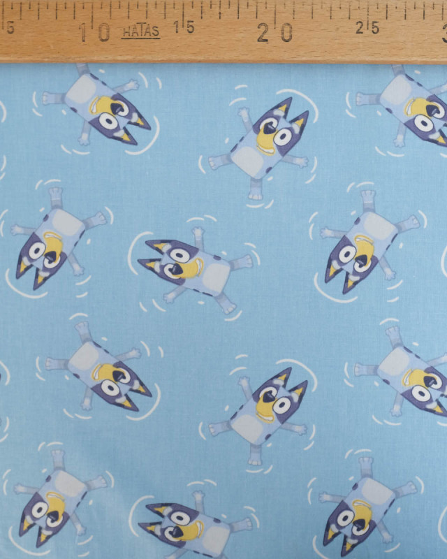 Tissu Coton Imprimé Bluey - Mercerine
