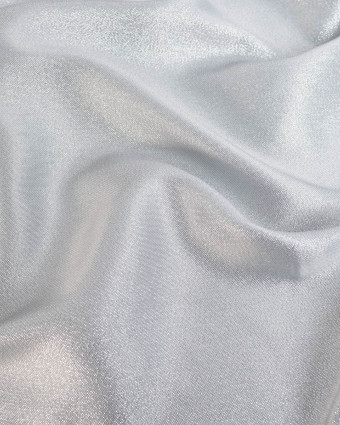 Tissu Jacquard Lurex Brillant Argent - Mercerine