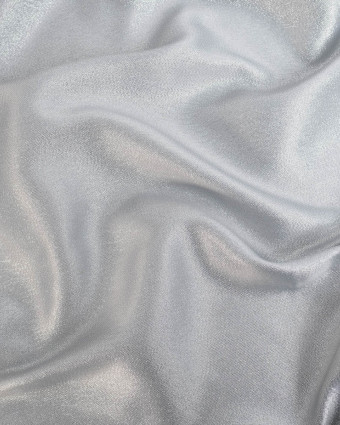 Tissu Jacquard Lurex Brillant Argent - Mercerine