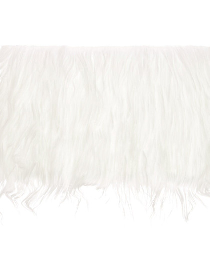 Peluche à Poils Longs Blancs - Rico Design - Mercerine