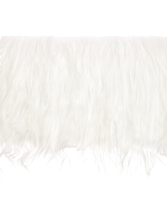 Peluche à Poils Longs Blancs - Rico Design - Mercerine