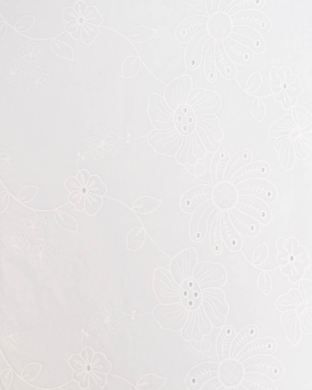 Broderie Anglaise Fleurie - Mercerine