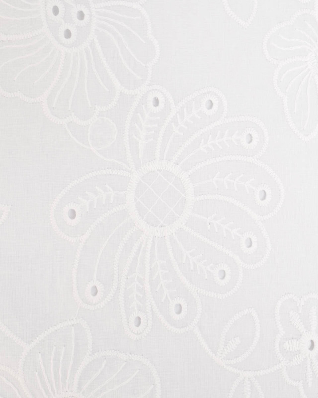 Broderie Anglaise Fleurie - Mercerine