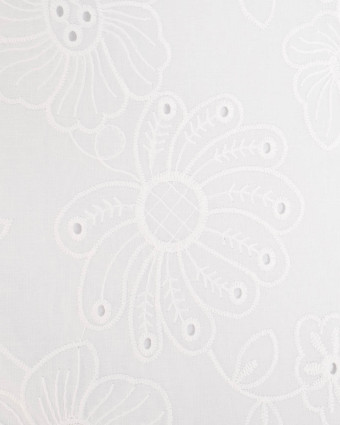 Broderie Anglaise Fleurie - Mercerine