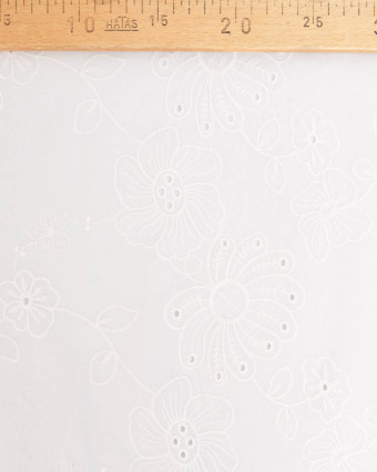 Broderie Anglaise Fleurie - Mercerine