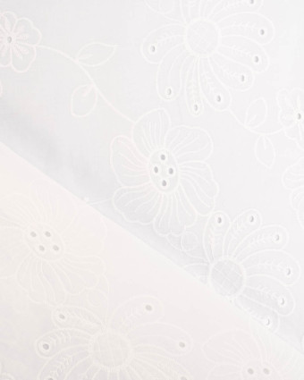 Broderie Anglaise Fleurie - Mercerine