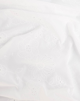 Broderie Anglaise Fleurie - Mercerine