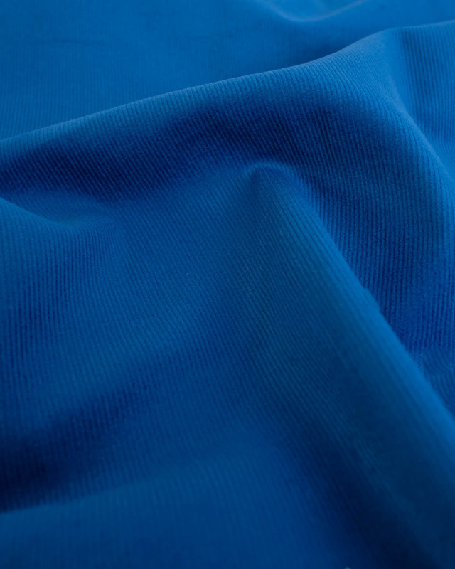 Velours Milleraies Auguste Bleu - Mercerine