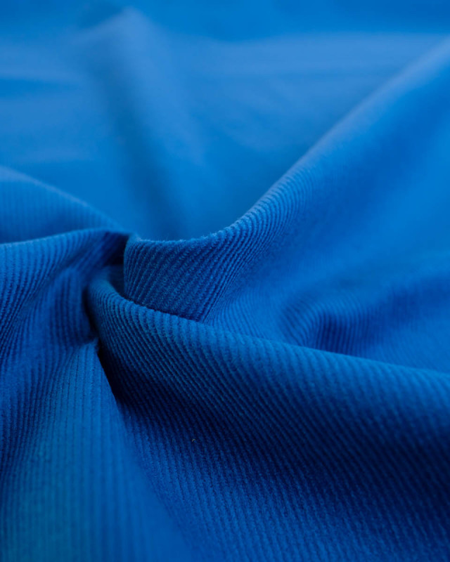 Velours Milleraies Auguste Bleu - Mercerine