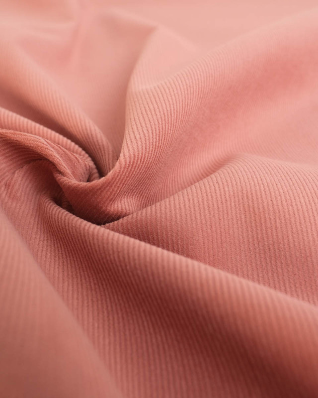 Velours Milleraies Auguste Vieux Rose - Mercerine