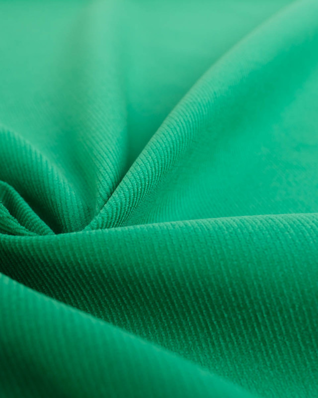 Velours Milleraies Auguste Vert Vif - Mercerine
