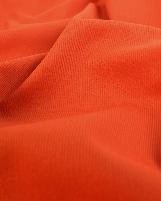 Velours Milleraies Auguste Tangerine - Mercerine