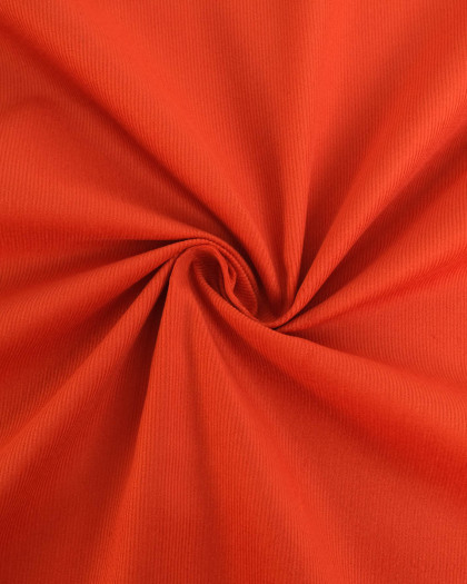 Velours Milleraies Auguste Tangerine - Mercerine