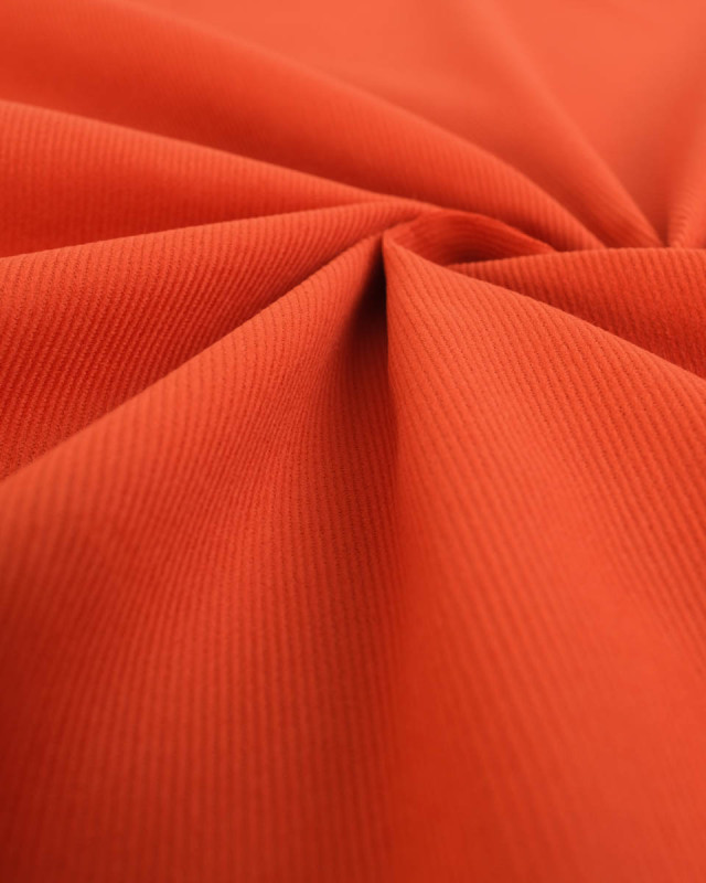 Velours Milleraies Auguste Tangerine - Mercerine